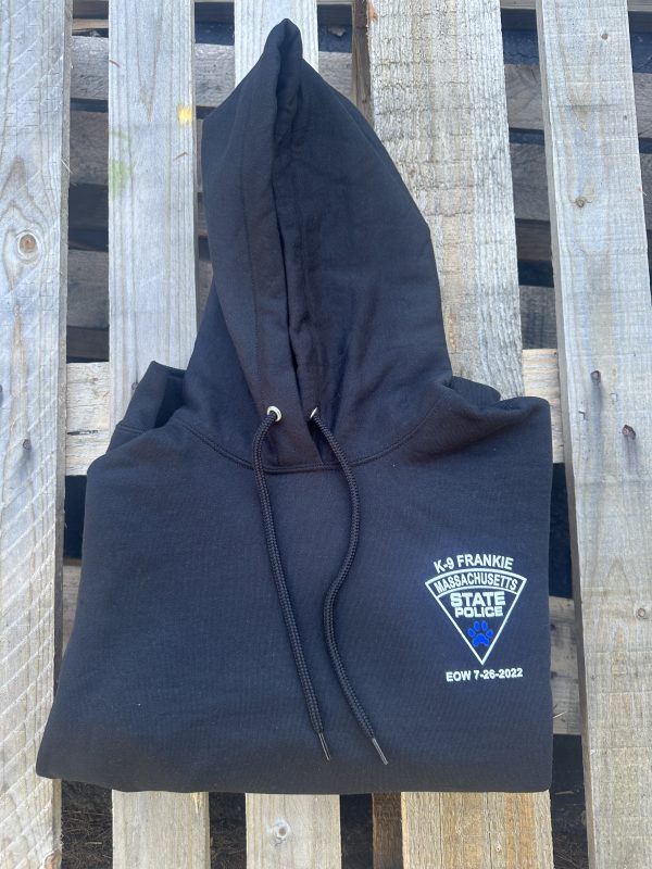 K-9 Frankie Hooded Sweatshirt BLACK - Image 3