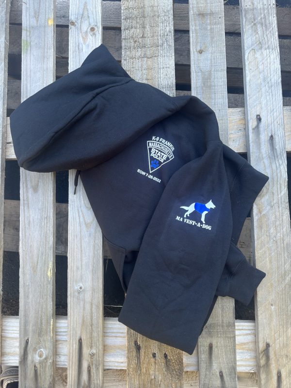 K-9 Frankie Hooded Sweatshirt BLACK - Image 6