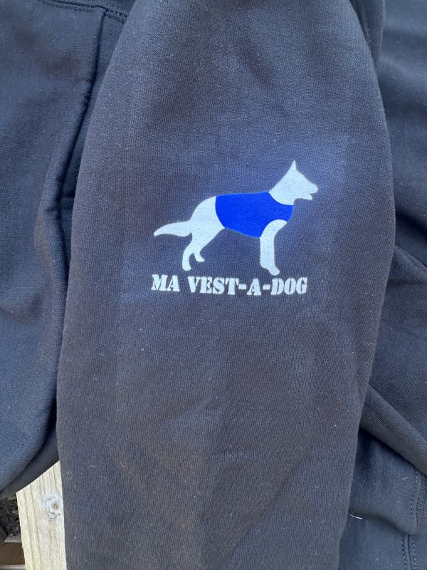 K-9 Frankie Hooded Sweatshirt BLACK - Image 5