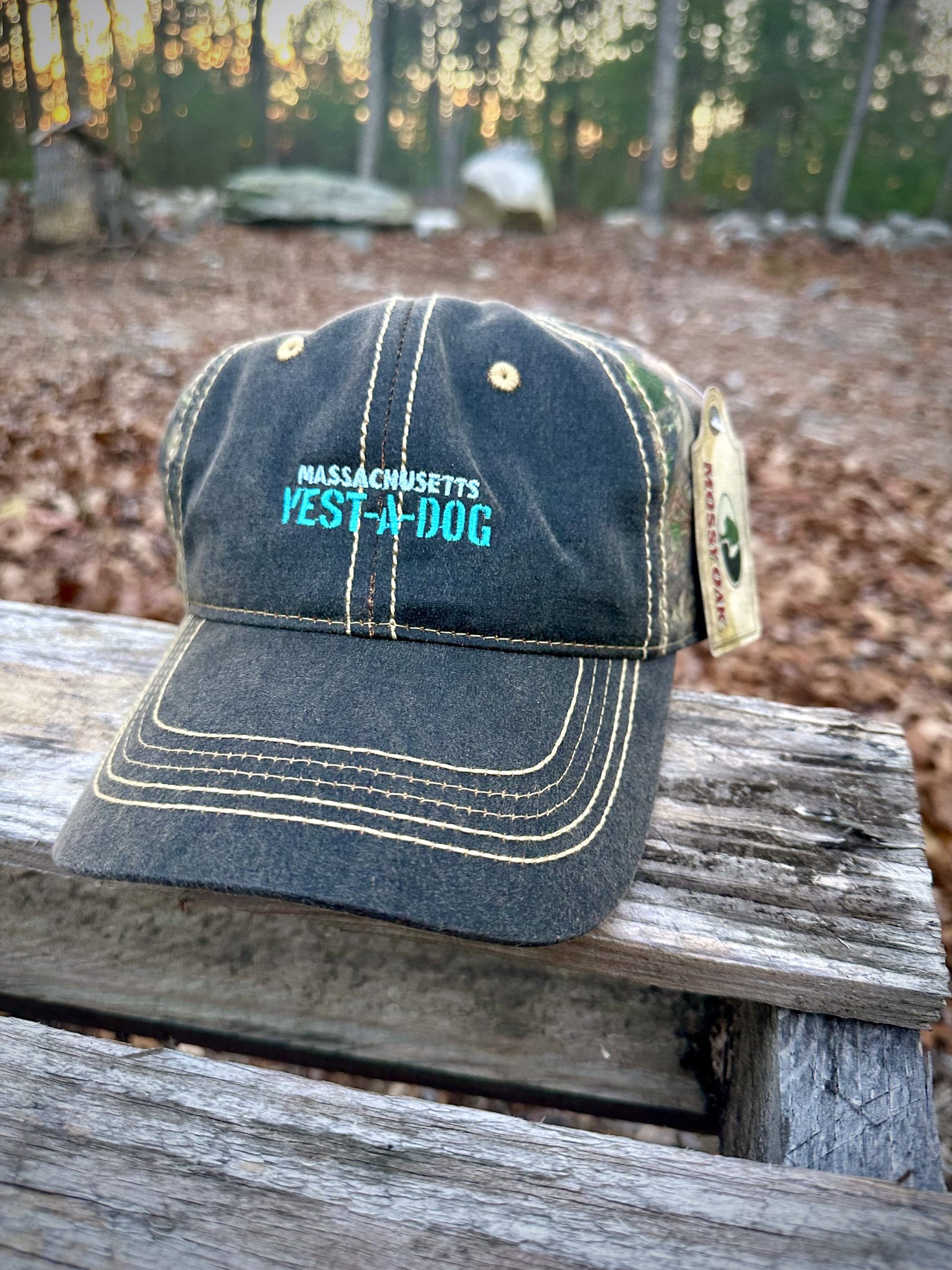 NEW - Mossy Oak - MA Vest-A-Dog Camo Baseball Hat