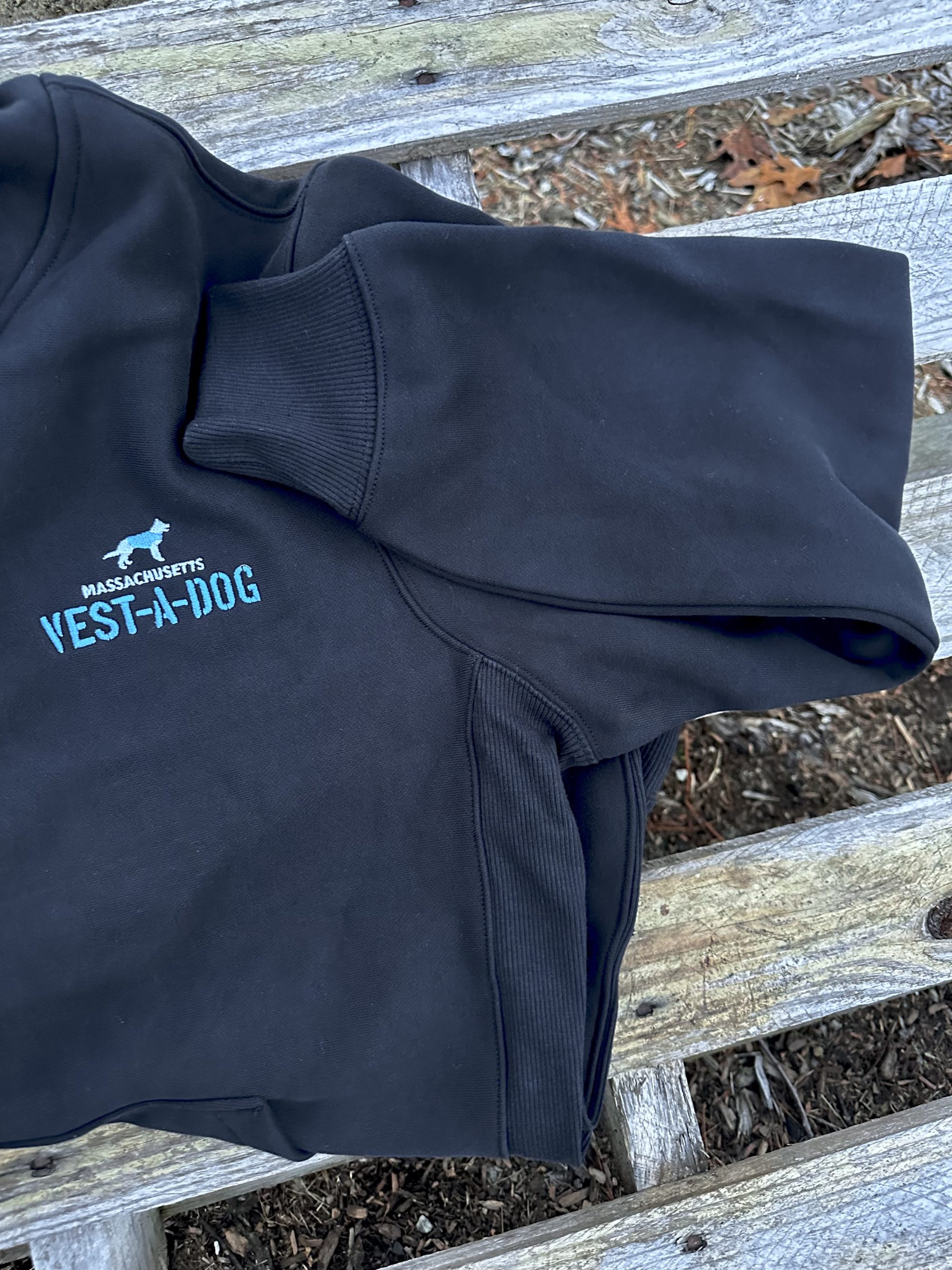 NEW - Hooded Sweatshirt - EMBROIDERED MA VEST-A-DOG Logo - Image 5