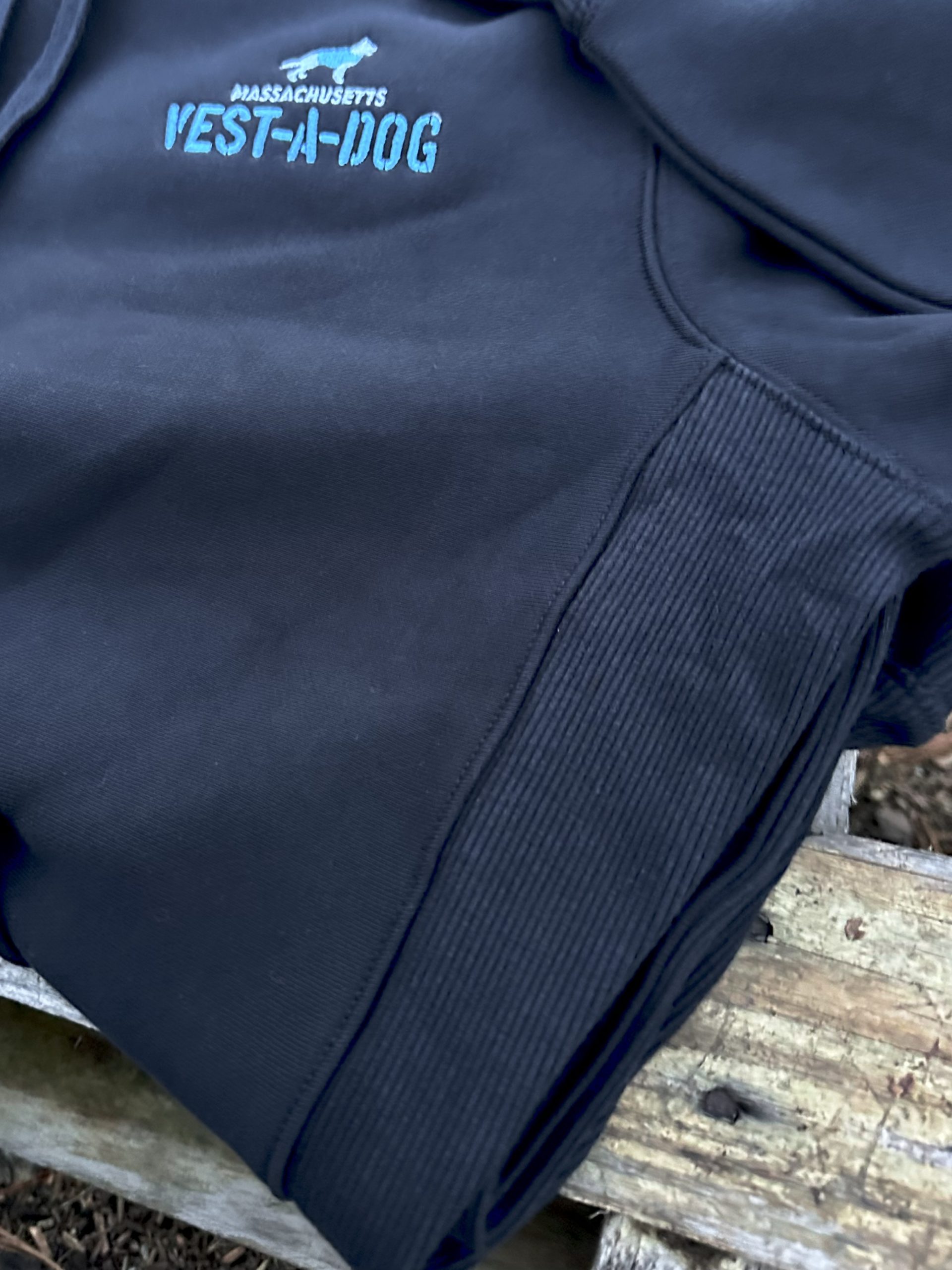 NEW - Hooded Sweatshirt - EMBROIDERED MA VEST-A-DOG Logo - Image 7